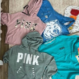 SALE! Set of 4 Victoria secret PINK sweaters